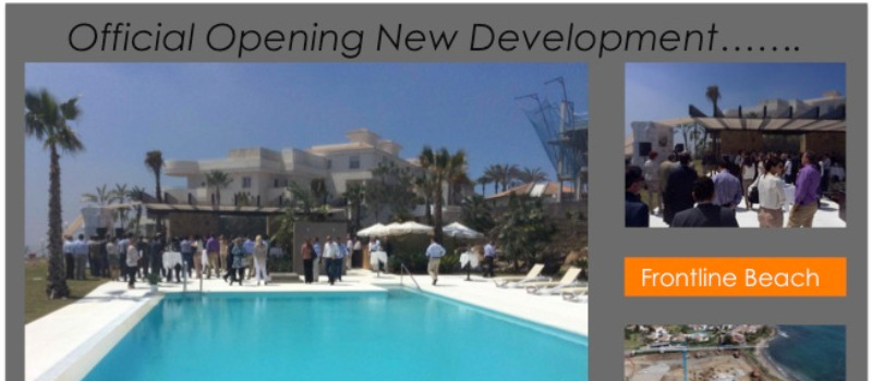 Official opening of a new development in Estepona